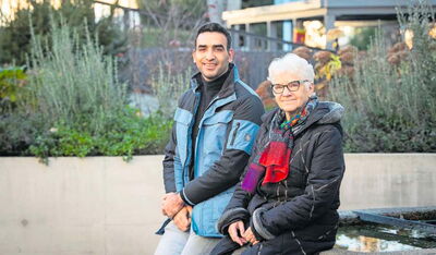 Hossein Kavose und Susanne Egloff haben sich vor dem Zusammenzug mehrmals getroffen. Bild: Boris Bürgisser (Luzern,29. 11. 2023)