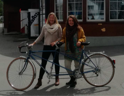 Michaela Pfister (links) und Leonie Tyshing (rechts)