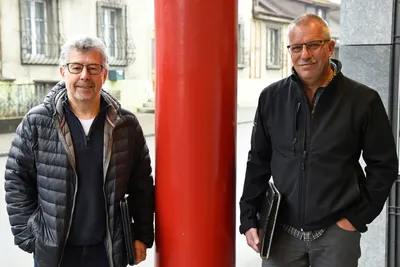 Zwei Gründungsmitglieder des Vereins Zeitgut Region Weinfelden: Präsident Thomas Gerster und Vizepräsident Adi Wirth.